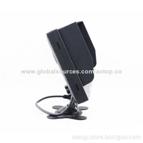9" Bus/Truck LCD Screen Monitor with 4-way Video Inputs, 1 Audio Input, Speaker, Multiple Languages